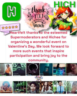 HICH:Grateful to the Supermoderators and Hichee for a memorable Valentine’s event! Excited for more to come!