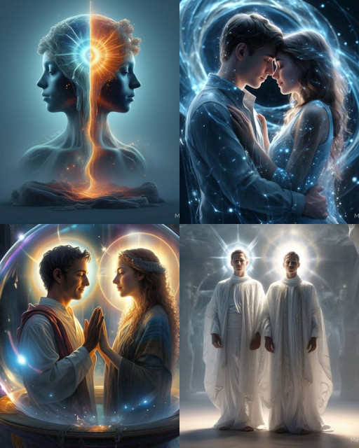 HICH:What do you believe best describes the concept of twin flames?
