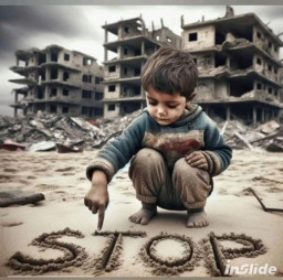HICH:Humanity must end war or else war will end mankind!
STOP WAR!