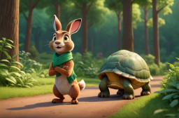 HICH:What lesson did you learn from the story of rabbit and tortoise?