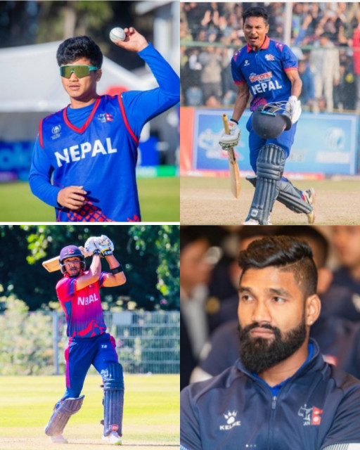 HICH:Who is the first nepalese cricketer to score double century in an international match ?
