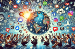 HICH:What role does social media play in influencing public opinion and global discourse?