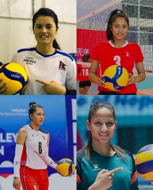 HICH:#Hich
Who is your favourite vollyball female player among our Nepali players?
#Womenvollyballplayer.