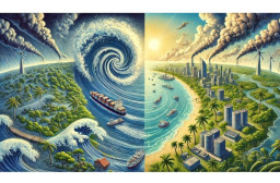 HICH:What is the origin of tropical cyclones, and how do they impact the geography of the regions they affect?