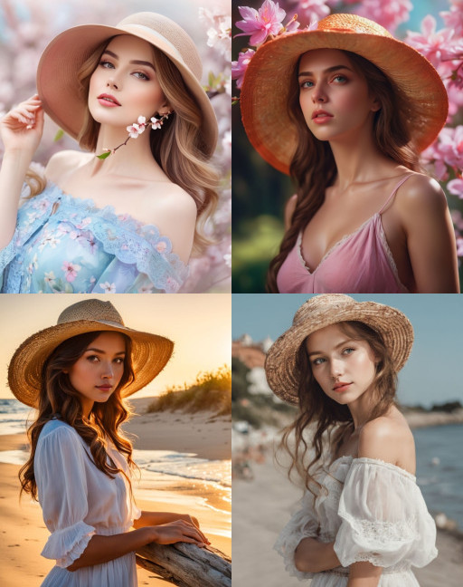 HICH:👒 Who Rocks the Hat Best in Bloom? 🌺 #CharmingLooks