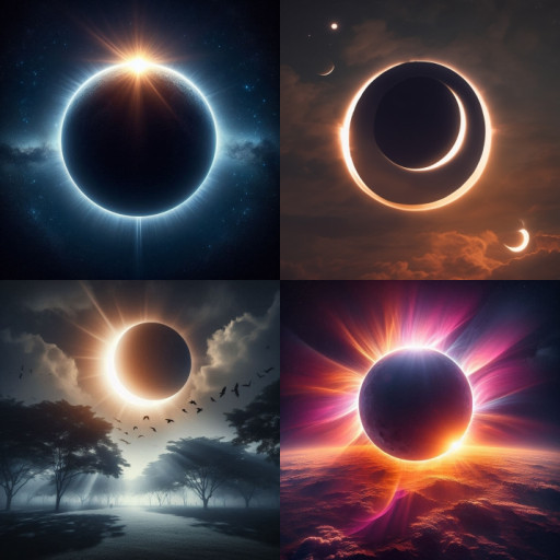 HICH:A solar eclipse occurs when the Moon passes between Earth and the Sun, obscuring the view from earth.there are four types of solar eclipse.they are 🔽