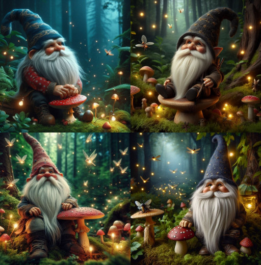 HICH:Gnomes are legendary creatures found in European folklore. They're often small, live underground, and guard hidden treasures.