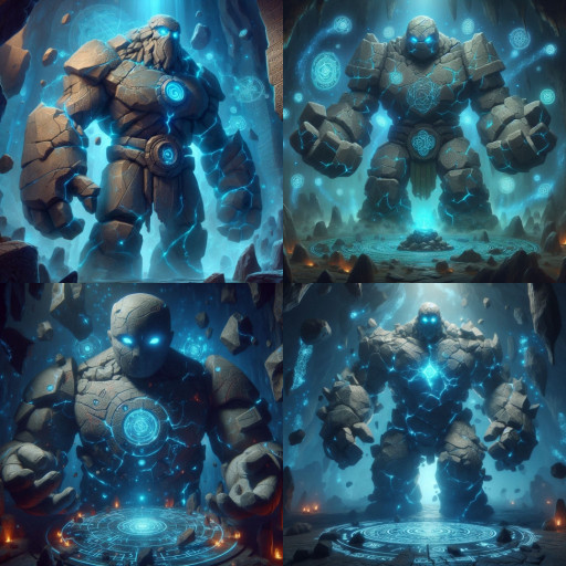 HICH:A golem is a mythical Creature,brought to life by a rabbi through ancient rituals.It often symbolizes strength and safeguarding.