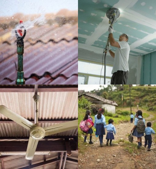 HICH:What should be done to make student relief from heat in summer days in community school of remote areas of Nepal? 🏜️