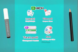 HICH:How can you make your poll more appealing ? #pollformat #Hich #images #videos