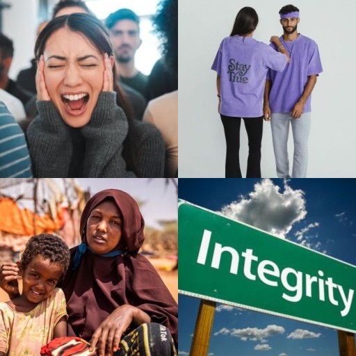 HICH:Would you rather gain wealth through dishonesty and live with guilt, or stay true to your values and remain financially unstable?