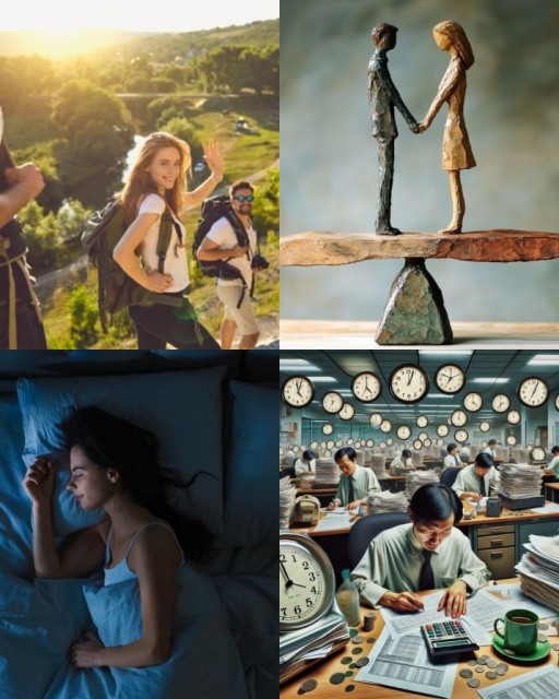 HICH:Which of these best represents a balanced lifestyle?
