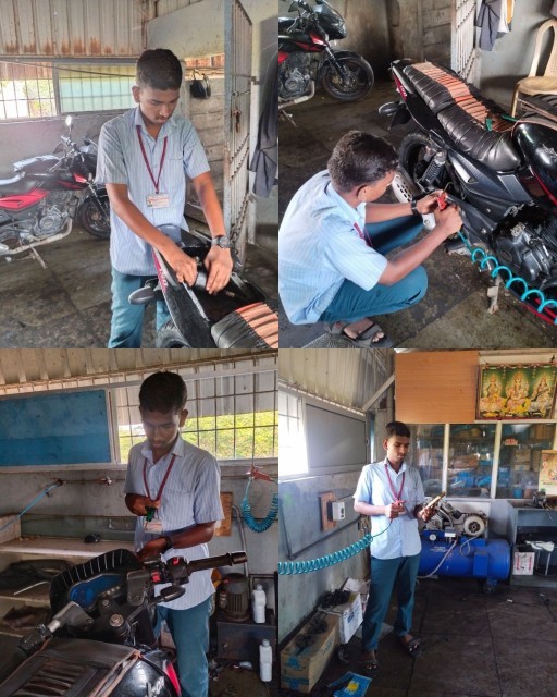 HICH:Bike repairing....
