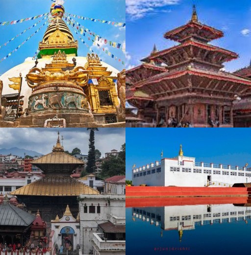 HICH:Which UNESCO World Heritage Site is known for its temples and living goddess?