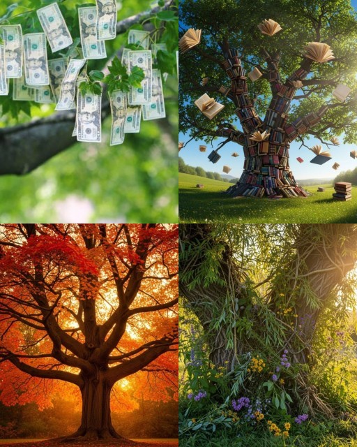 HICH:Besides fruit, what would be amazing to find growing on trees?