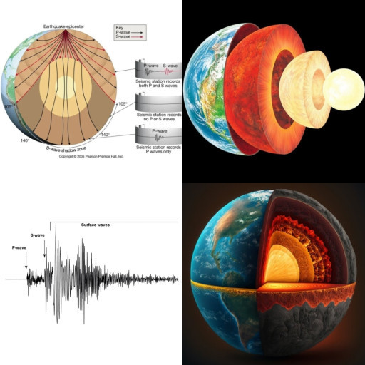 HICH:How does the study of seismic waves provide insights into Earth's internal structure?