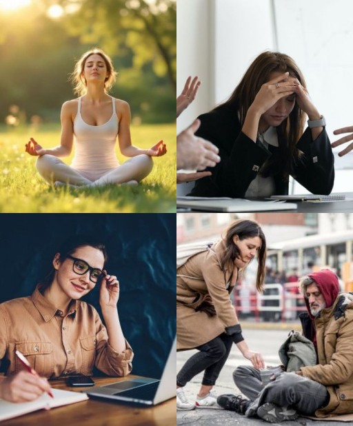 HICH:What is a common cause of unhappiness in life?