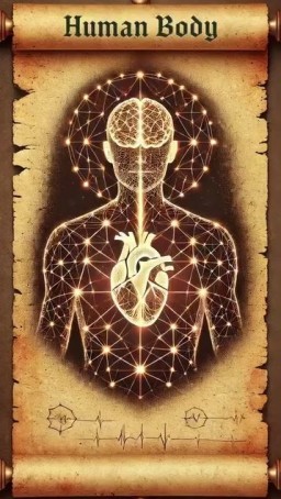 HICH:The human body is a harmonic matrix of shifting frequencies,influenced by breath-driven heart modulation and internal wave interference.