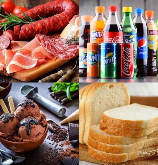 HICH:Which food item is considered as the most unhealthy food?