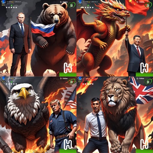 HICH:Which animal symbol do you think best represents a country? #animalscountries @this_specailll #724