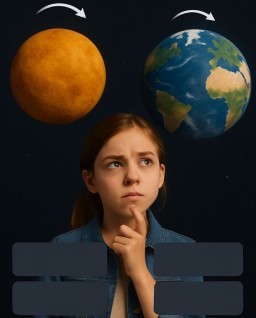 HICH:Which planet rotates in the opposite direction?