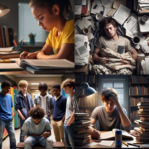 HICH:📚 What's the most common problem students face in school today?
Choose the one that challenges you the most.