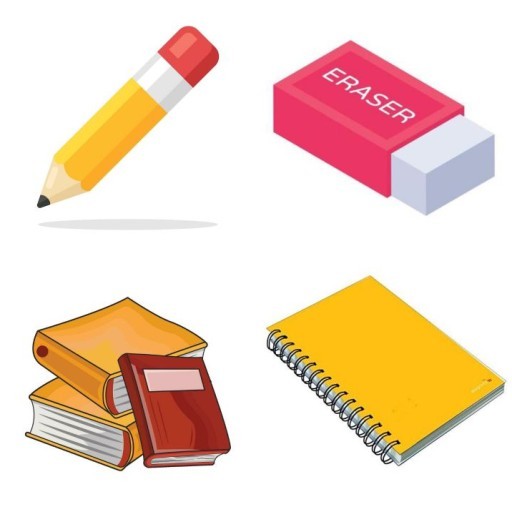 HICH:If pen is called book, book is called pencil, pencil is called eraser, and eraser is called notebook, then what do you write with?