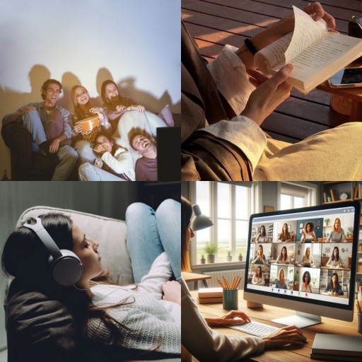 HICH:After a long day, what's your go-to activity for quick relaxation?