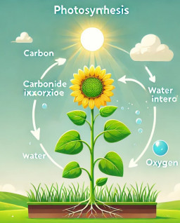 HICH:What is the process by which plants convert sunlight into chemical energy?