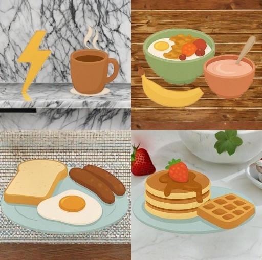 HICH:What is  your breakfast mood aesthetic?
