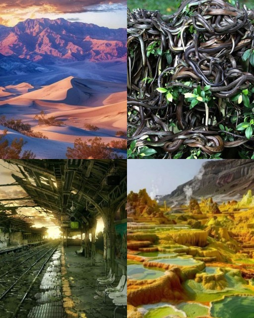 HICH:Which of these places do you think is the most dangerous in the world?