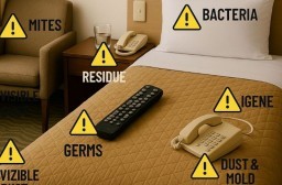 HICH:In your opinion, where does the dirtiest thing in a hotel room hide?