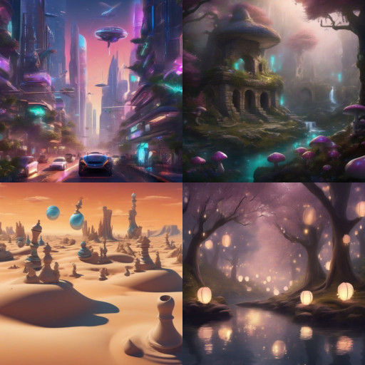 HICH:🖼️ Dive Into the Depths of Creativity! Which Imaginary Landscape Captivates Your Imagination? 🌌