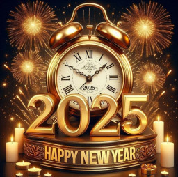 HICH:Happy New year's 2025 Dear Friend🥰🎇🎉