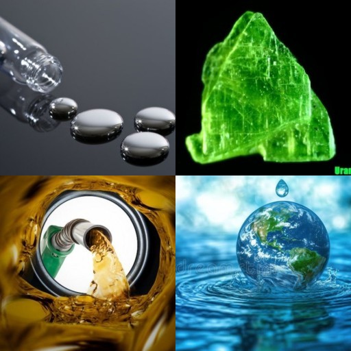 HICH:Which substance has the most power to change the whole world with it's small parts?