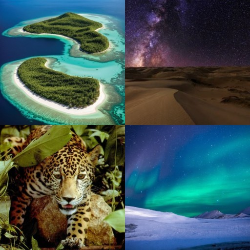 HICH:Which one natural environment could you spend a month living completely immersed in?