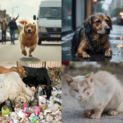 HICH:What challenges do street animals face every single day?
