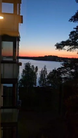 HICH:Finland night at 1A.M view.