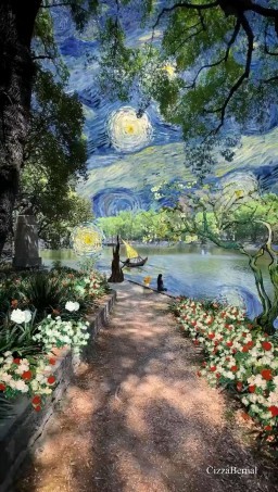 HICH:Van Gogh's The Starry Night comes to life. It's such a nostalgic memory
📍CizzaBernal
🎧Merry-Go-Round of Life(from 