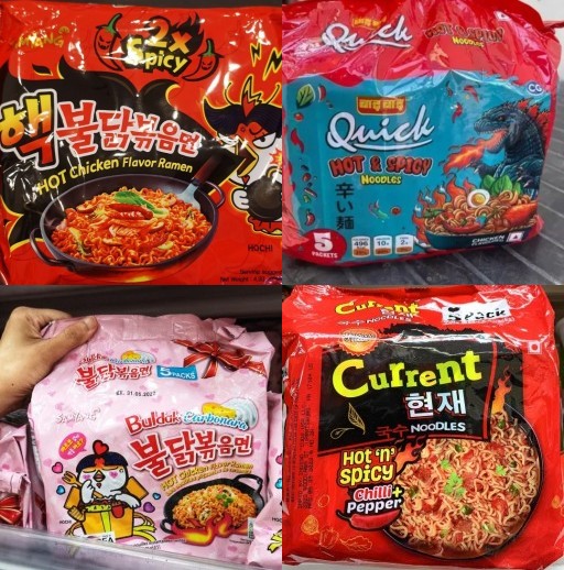 HICH:Which one is your favorite spicy noodles 🍜