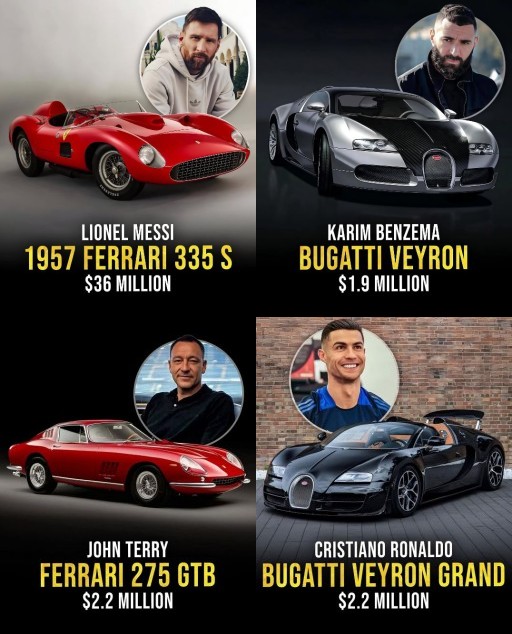 HICH:Which football celebrities car do you like? ⚽ 🚘🚘 ⚽