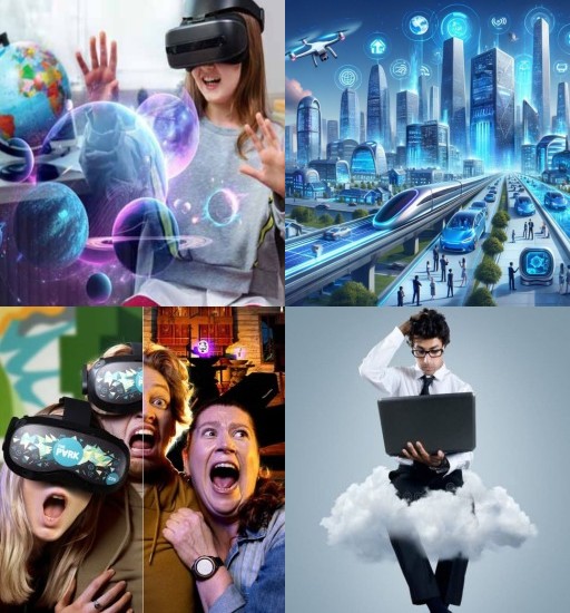 HICH:How do you feel about the rise of virtual reality and digital spaces?