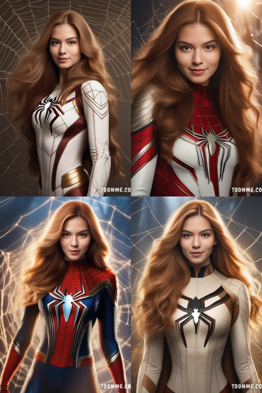 HICH:I'm your Spider-Girl for now! I have a photoshoot, which of these is good for the photoshoot? can you help me choose?