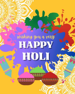 HICH:Wishing you and all hichers a Holi full of colors, joy, and laughter. May it bring happiness, positivity, and sweet moments! #HappyHoli #Hichers