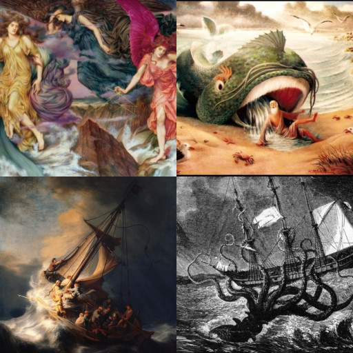 HICH:Why do ancient sailors believe that certain deep-sea creatures were omens of bad luck or disasters?