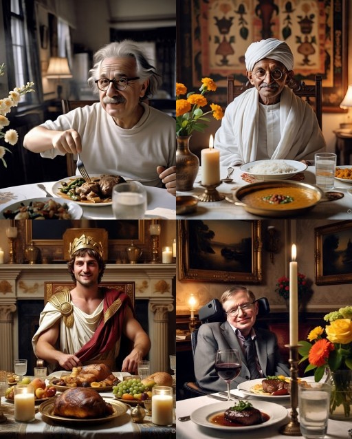 HICH:DINNER NIGHT! choose your favourite historical male 🍽