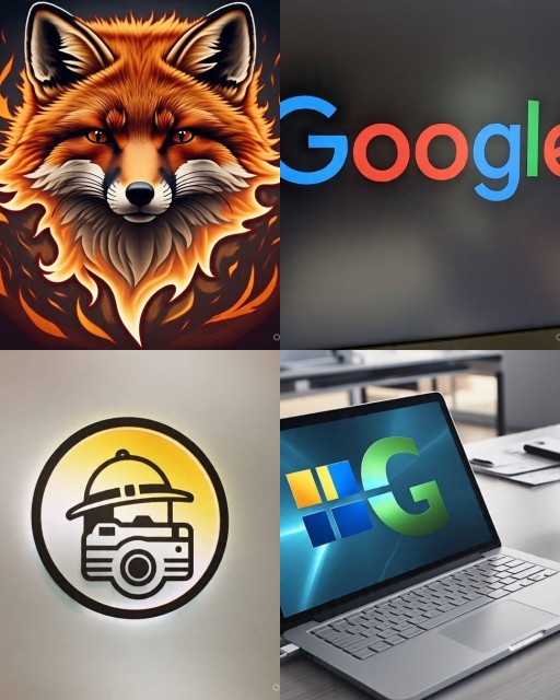 HICH:Which of the following logos represents the popular web browser 