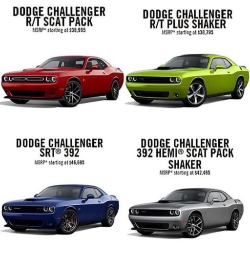 HICH:Which Dodge Challenger series is the best? 🚘🚘🚘🚘