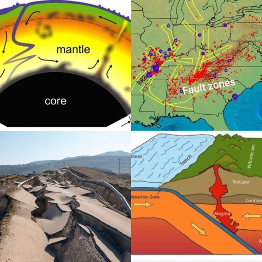 HICH:Why do earthquakes occur in the middle of the continent far from plate boundaries?