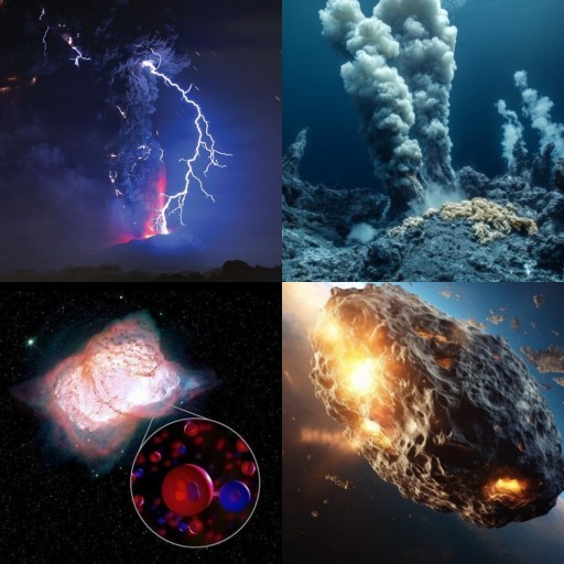 HICH:Which phenomenon, after the Big Bang, do you believe led to the emergence of life on Earth?